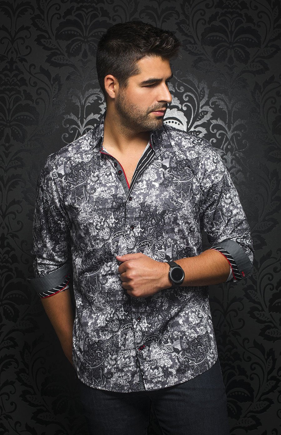Chemise | BRANSON, Black - AU NOIR