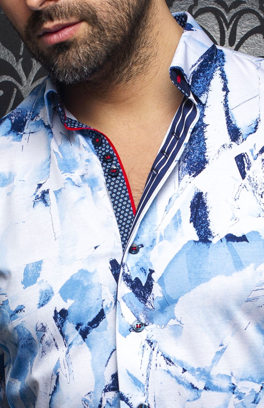 Chemise | BRISBANE, Light blue - AU NOIR