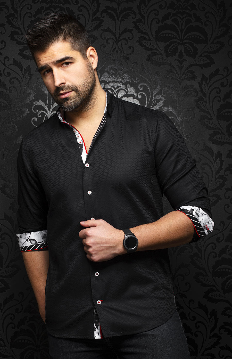 Chemise | CAREY, Black - AU NOIR