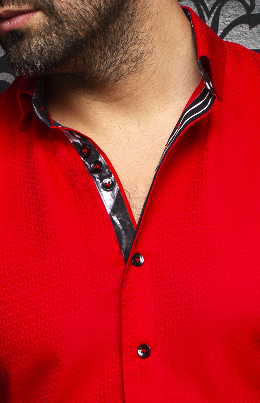 Chemise | CAREY, Red - AU NOIR