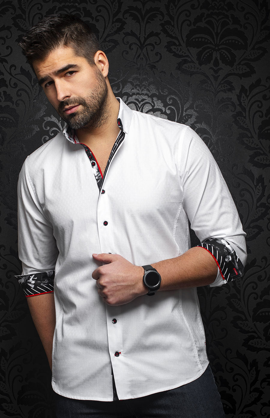 Chemise | CAREY, White - AU NOIR