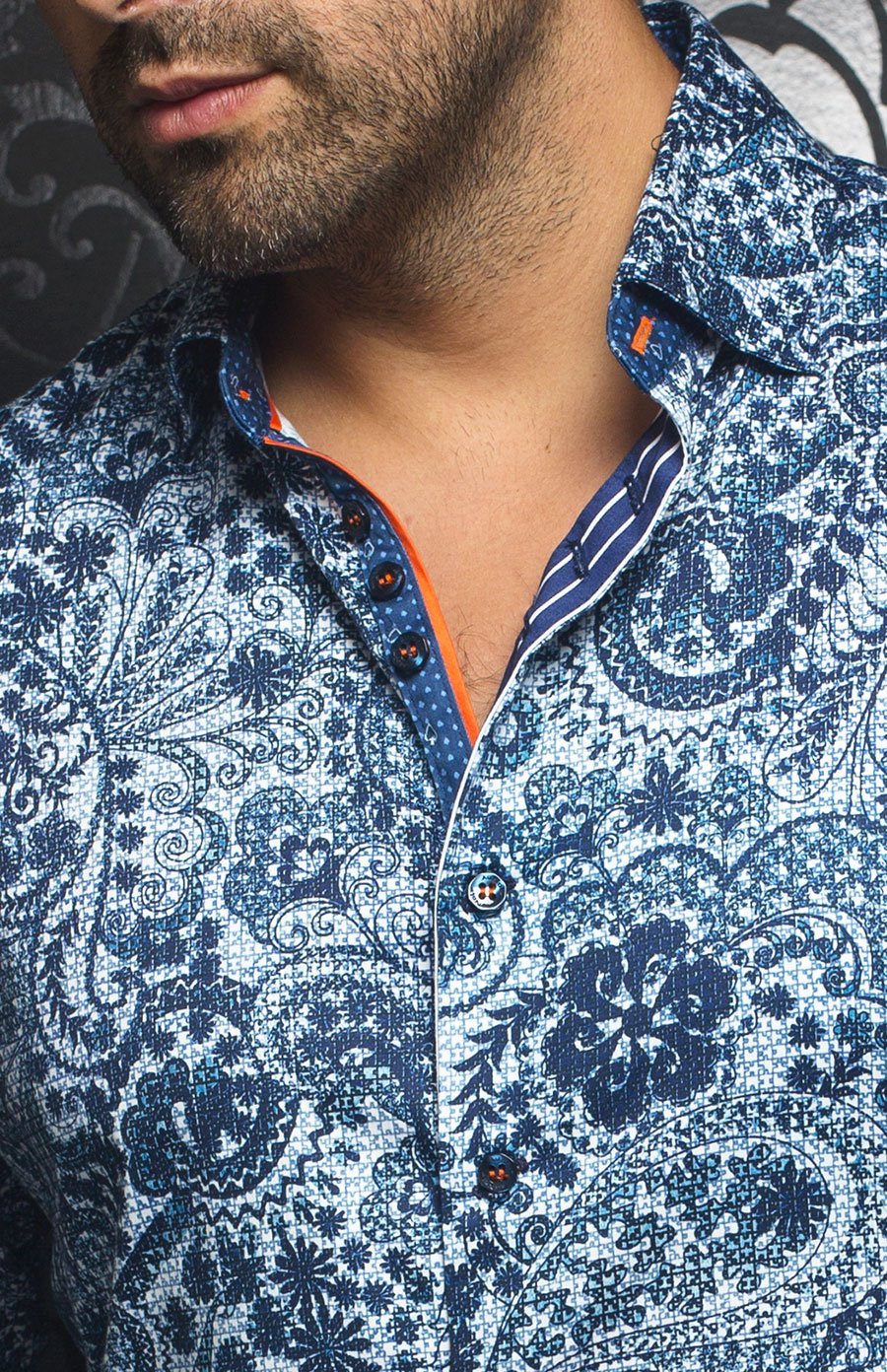 Chemise | DALI, Blue - AU NOIR