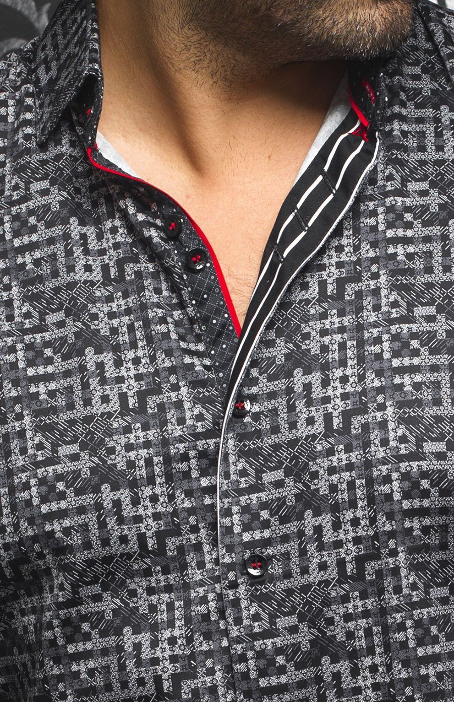 Chemise | HULL, Black - AU NOIR