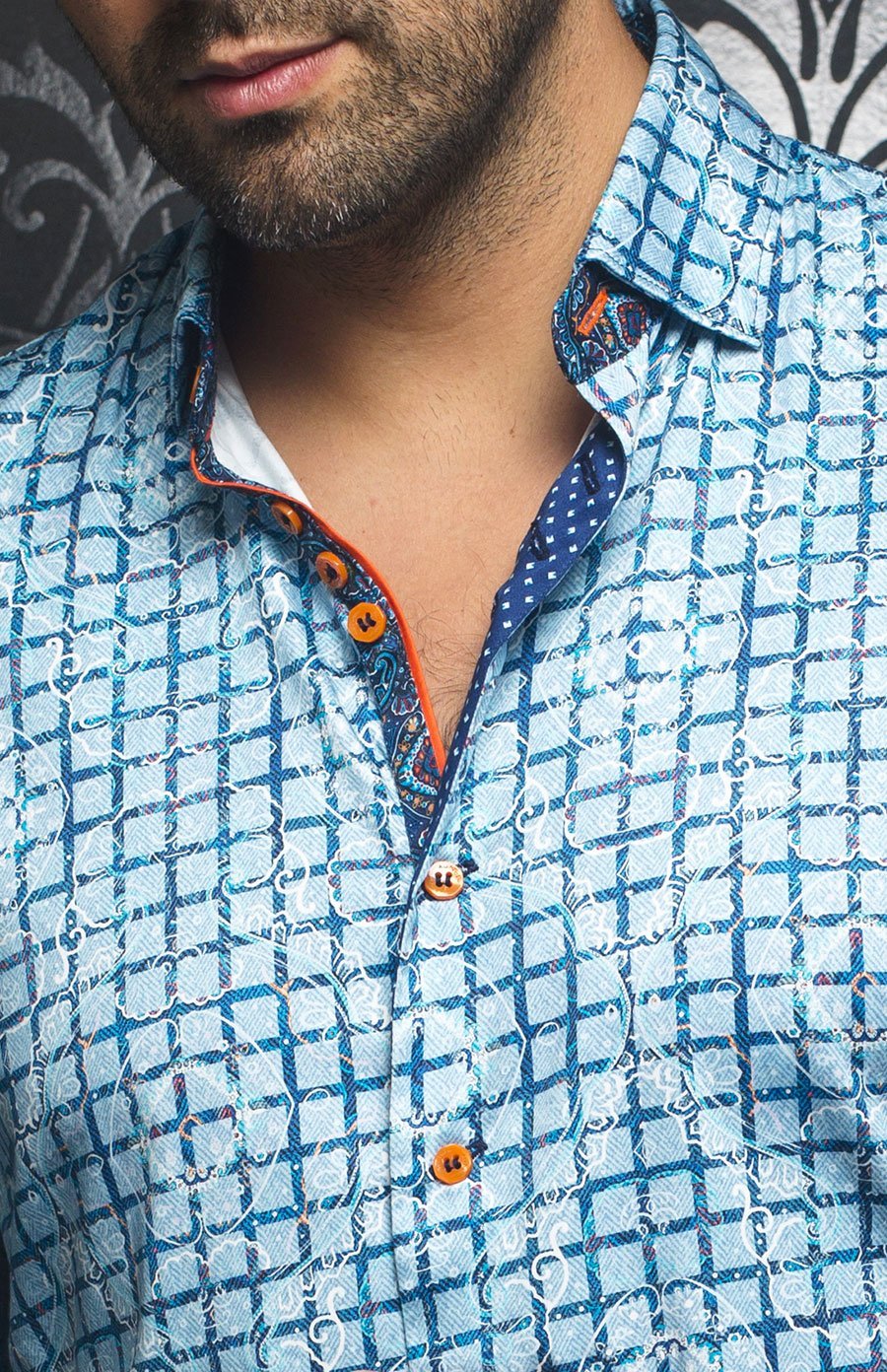 Chemise | LABONTE, Light Blue - AU NOIR