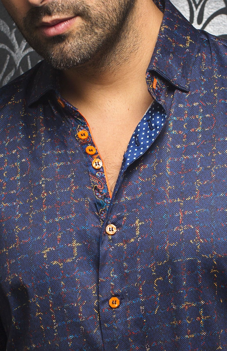 Chemise | LABONTE, Navy - AU NOIR