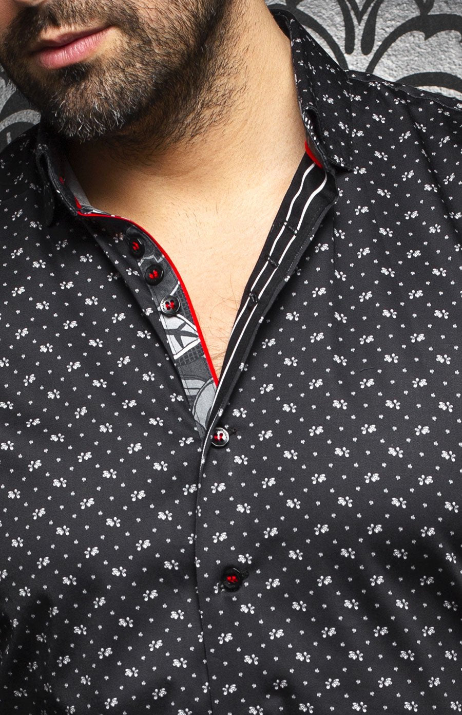 Chemise | LISMORE, Black - AU NOIR