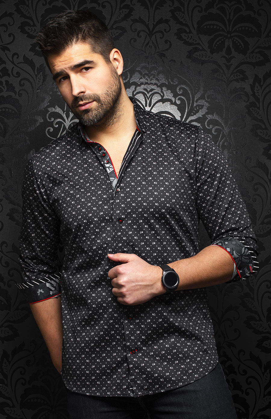 Chemise | LISMORE, Black - AU NOIR