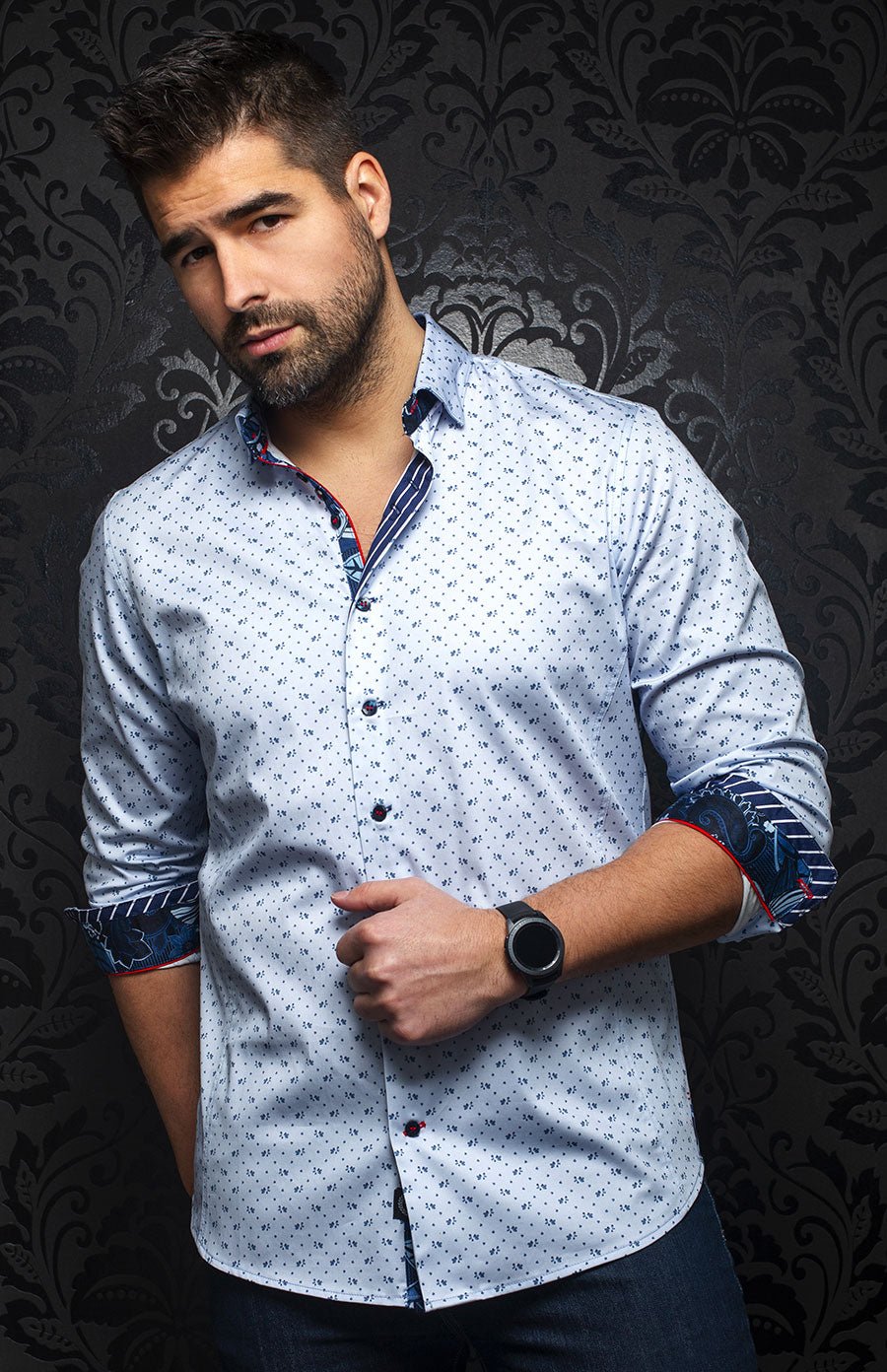 Chemise | LISMORE, Light blue - AU NOIR