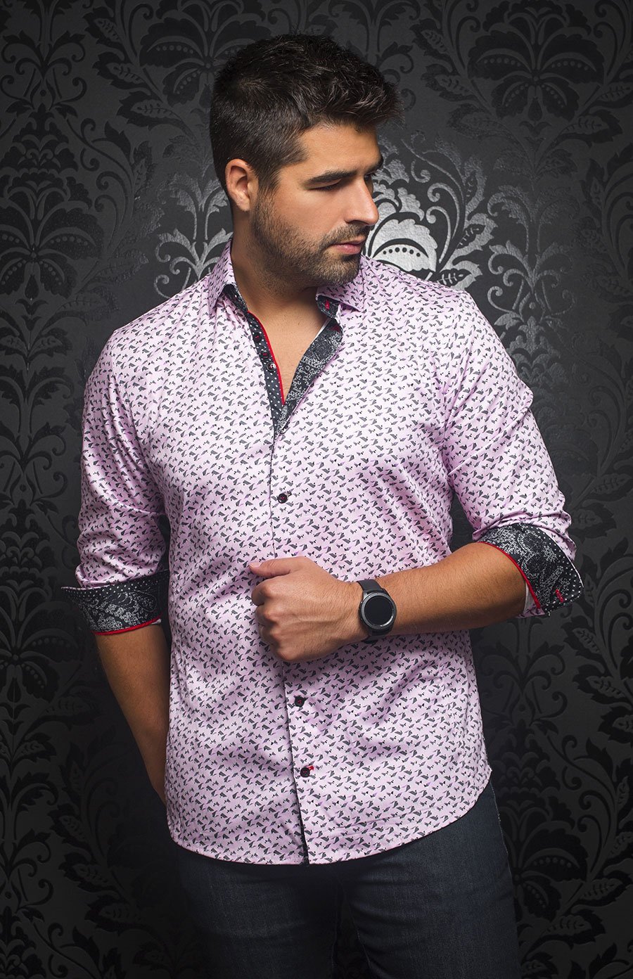 Chemise | MAKI, Pink - AU NOIR