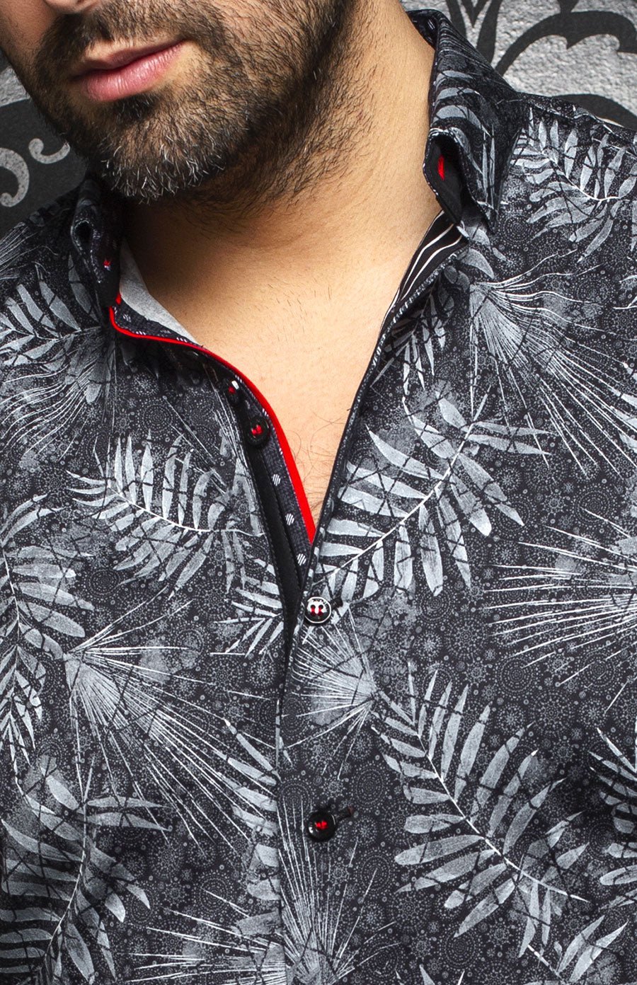 Chemise manches courtes | ELDER, Black - AU NOIR