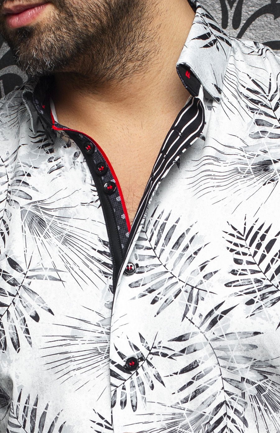 Chemise manches courtes | ELDER, White - AU NOIR