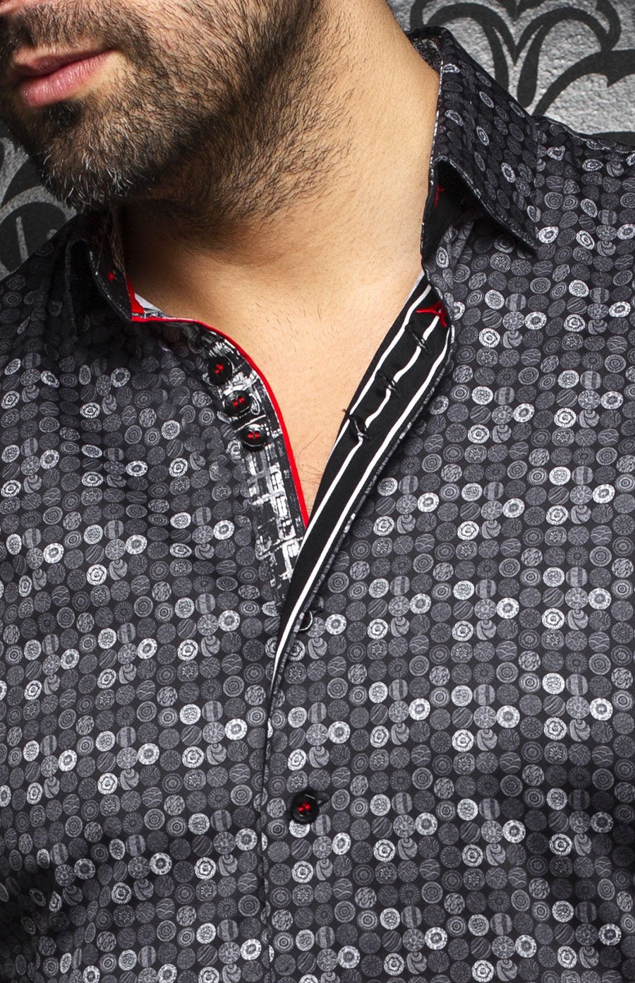 Chemise manches courtes | GAMBIER, Black - AU NOIR