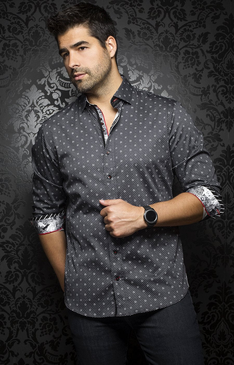 Chemise | NEGREANU, Black - AU NOIR