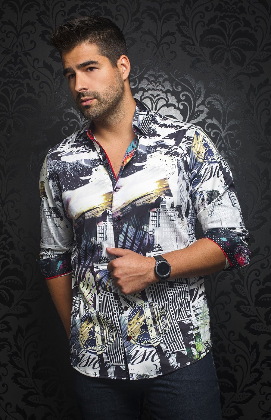 Chemise | POSITANO, Multi - AU NOIR