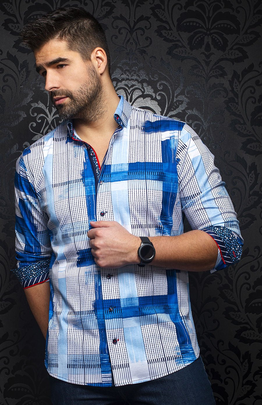 Chemise | RUBICON, White - AU NOIR