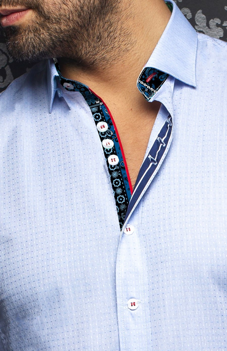 Chemise | SEVGI, Light Blue - AU NOIR