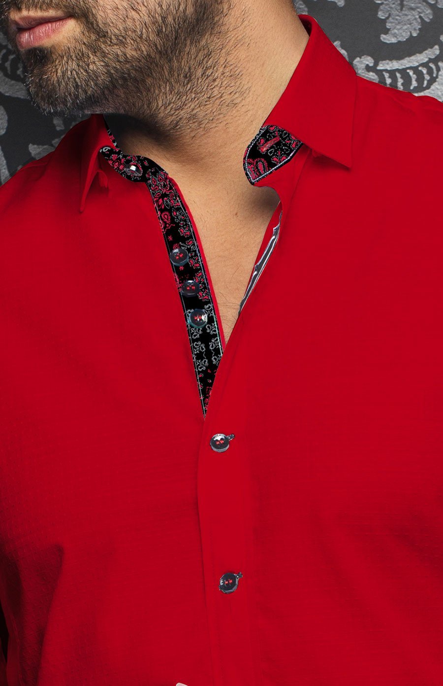 Chemise | SEVGI, Red - AU NOIR