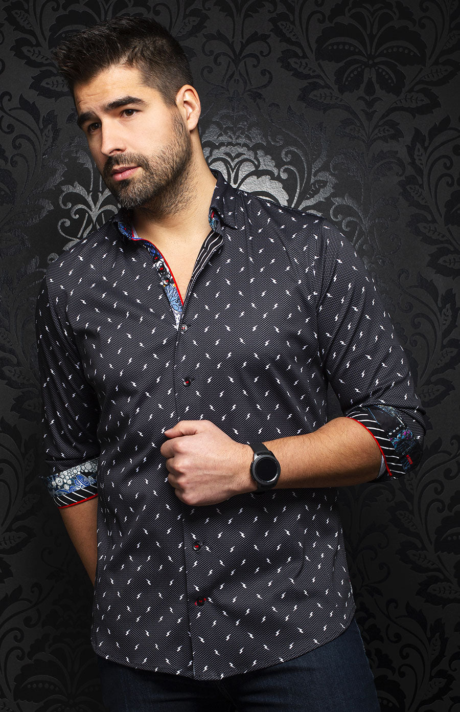 Chemise | VOLT, Black - AU NOIR