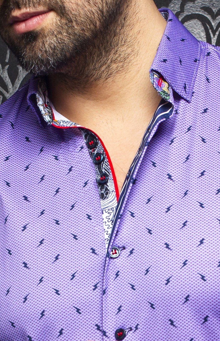 Chemise | VOLT, Lavender - AU NOIR