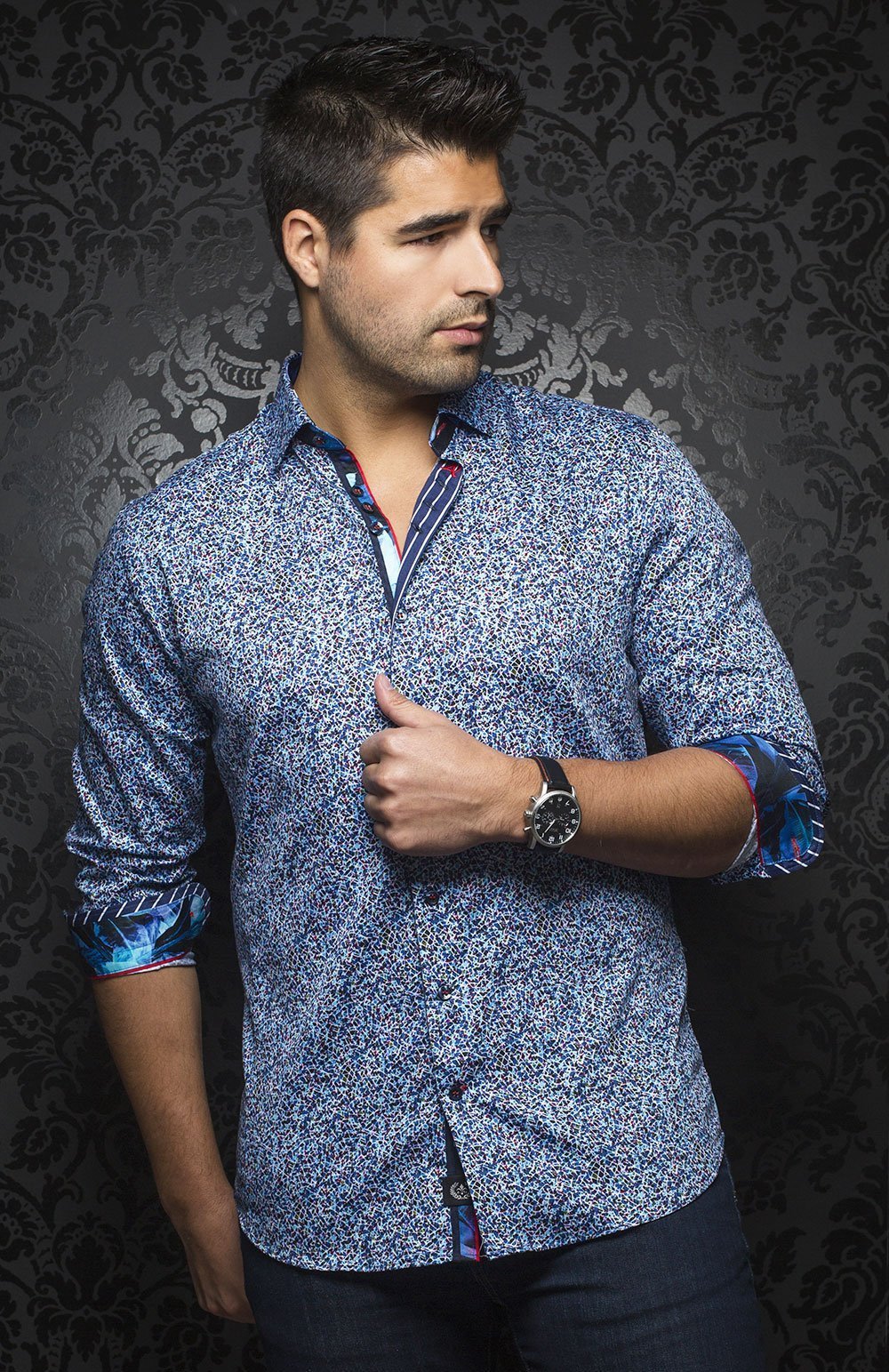 LOWELL, blue - AU NOIR