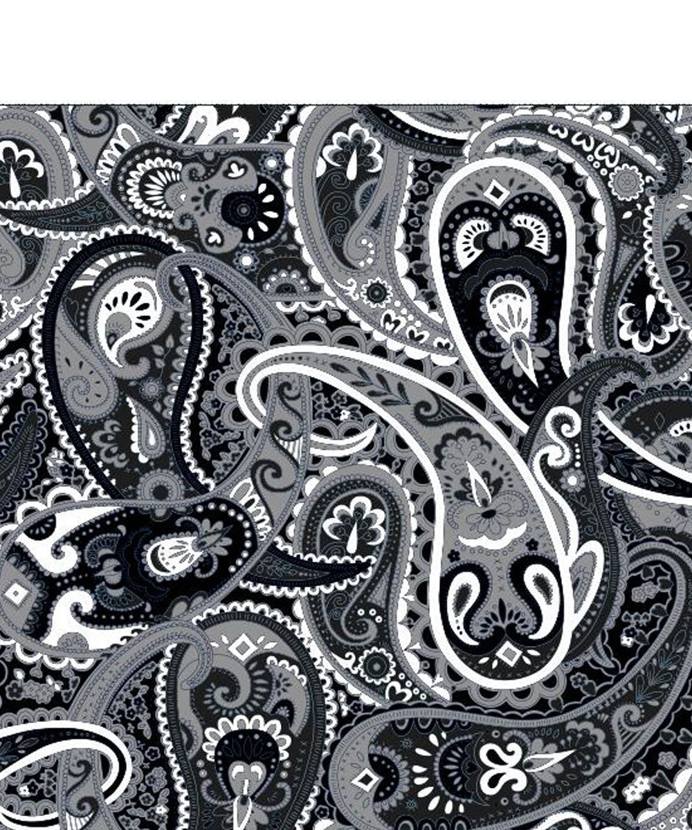 Masque AN75-PAISLEY, black - AUNOIR