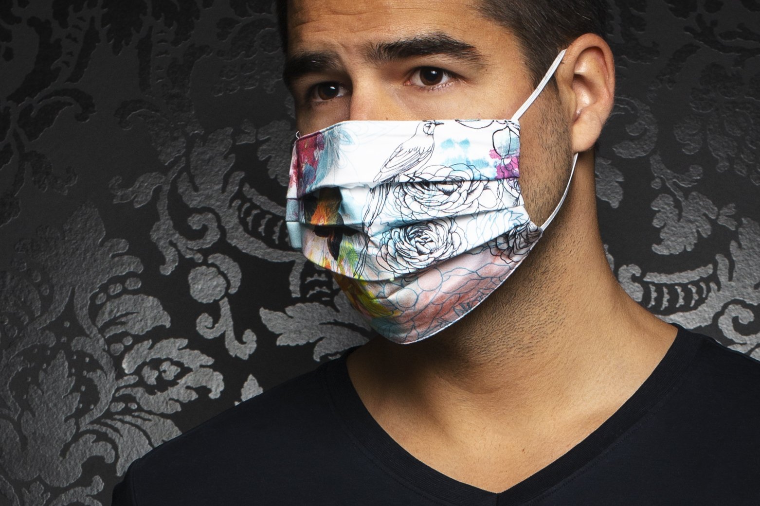 Masque AN75-VINCENT, white multi - AUNOIR