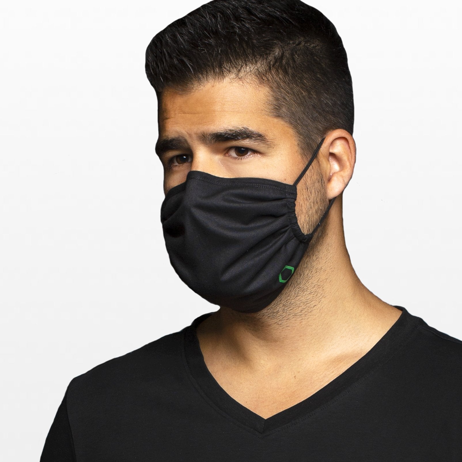 Masque ANHBRD noir avec logo - AU NOIR