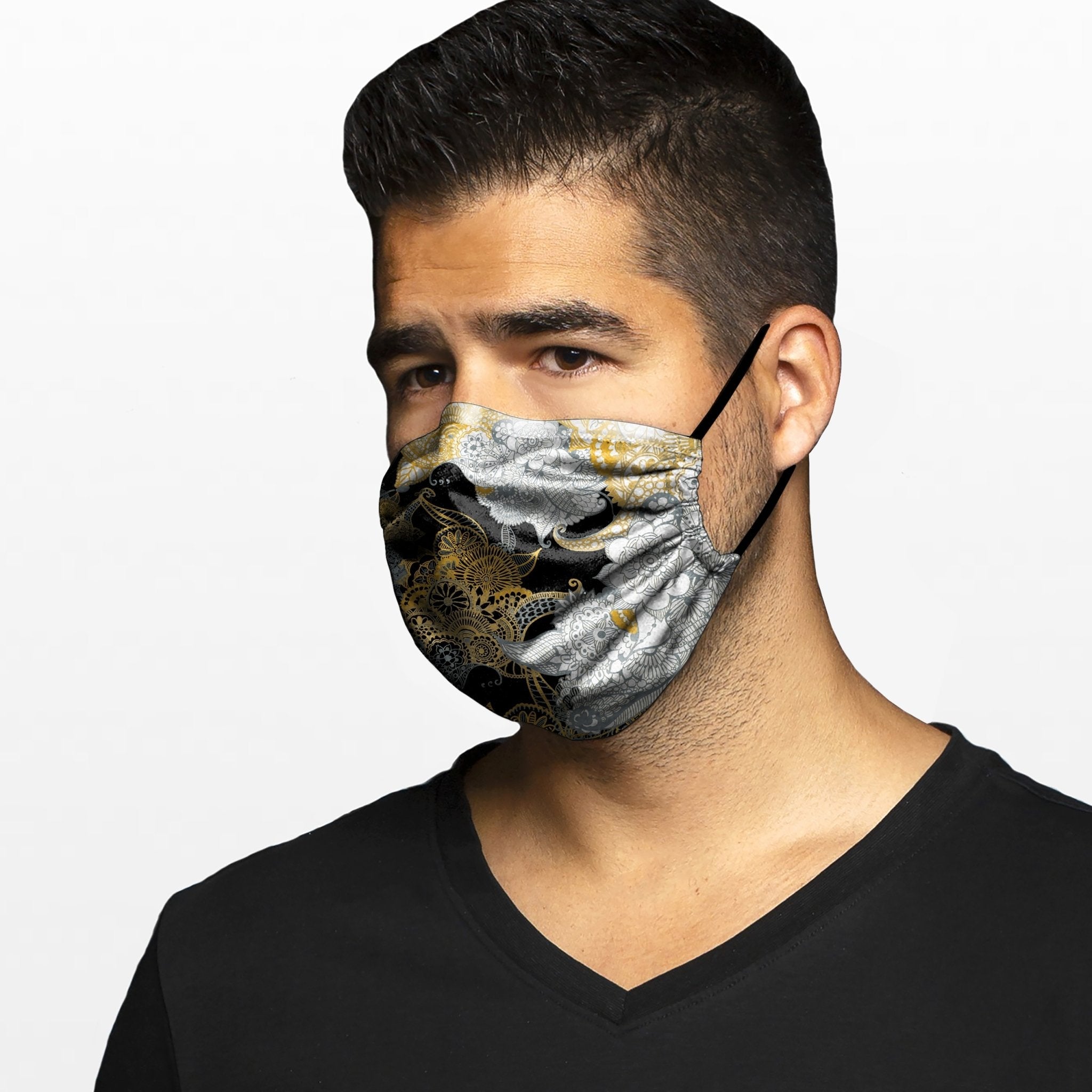 Masque ANHBRD paisley gold - AU NOIR