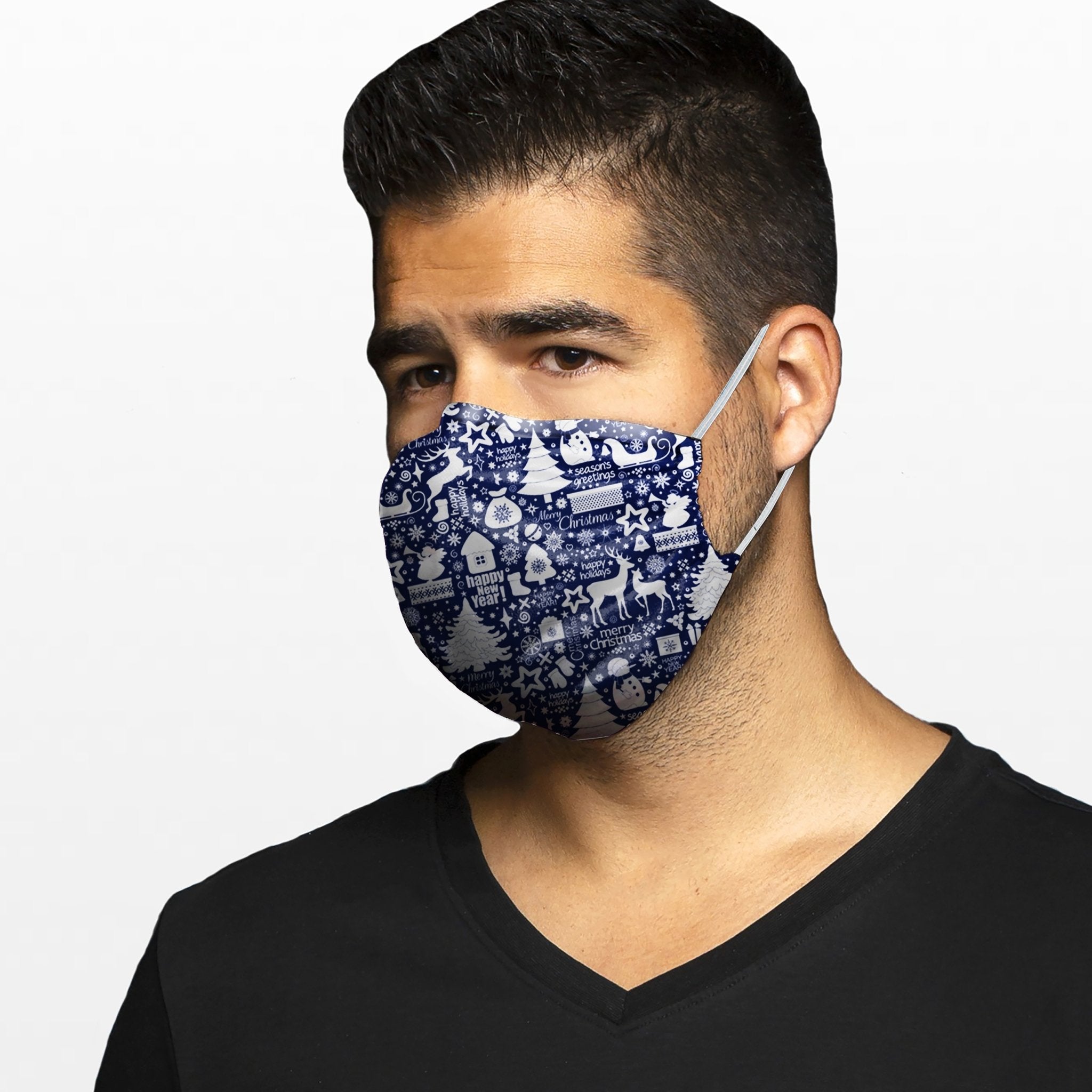 Masque ANHBRD Season's Greetings navy - AU NOIR