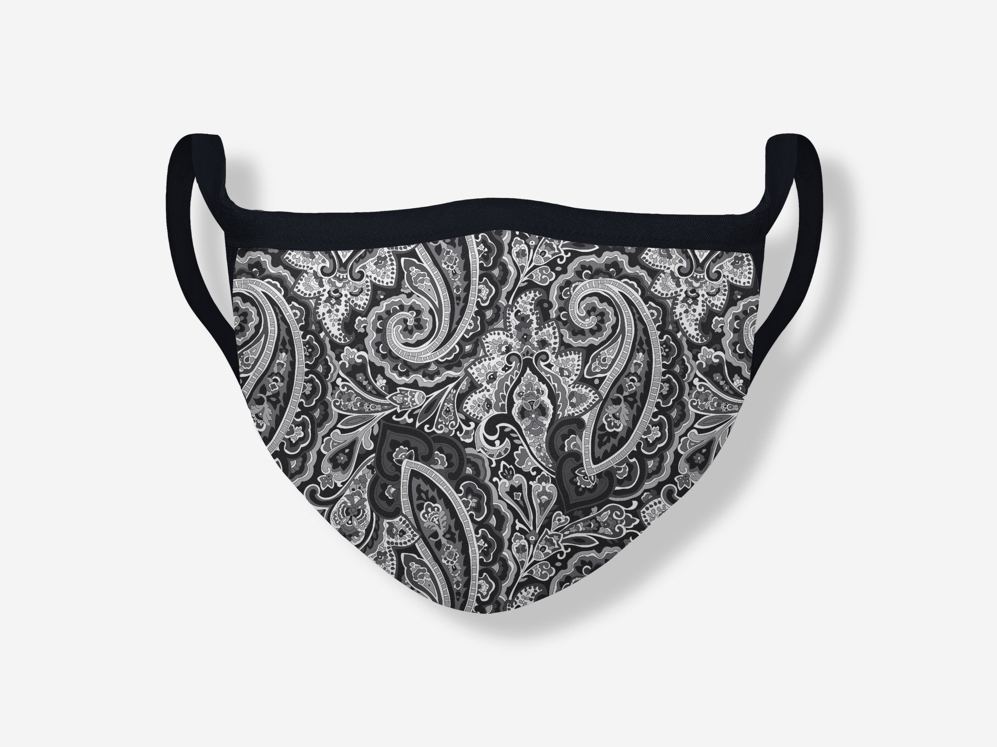 Masque ECO mix paisley black - AU NOIR