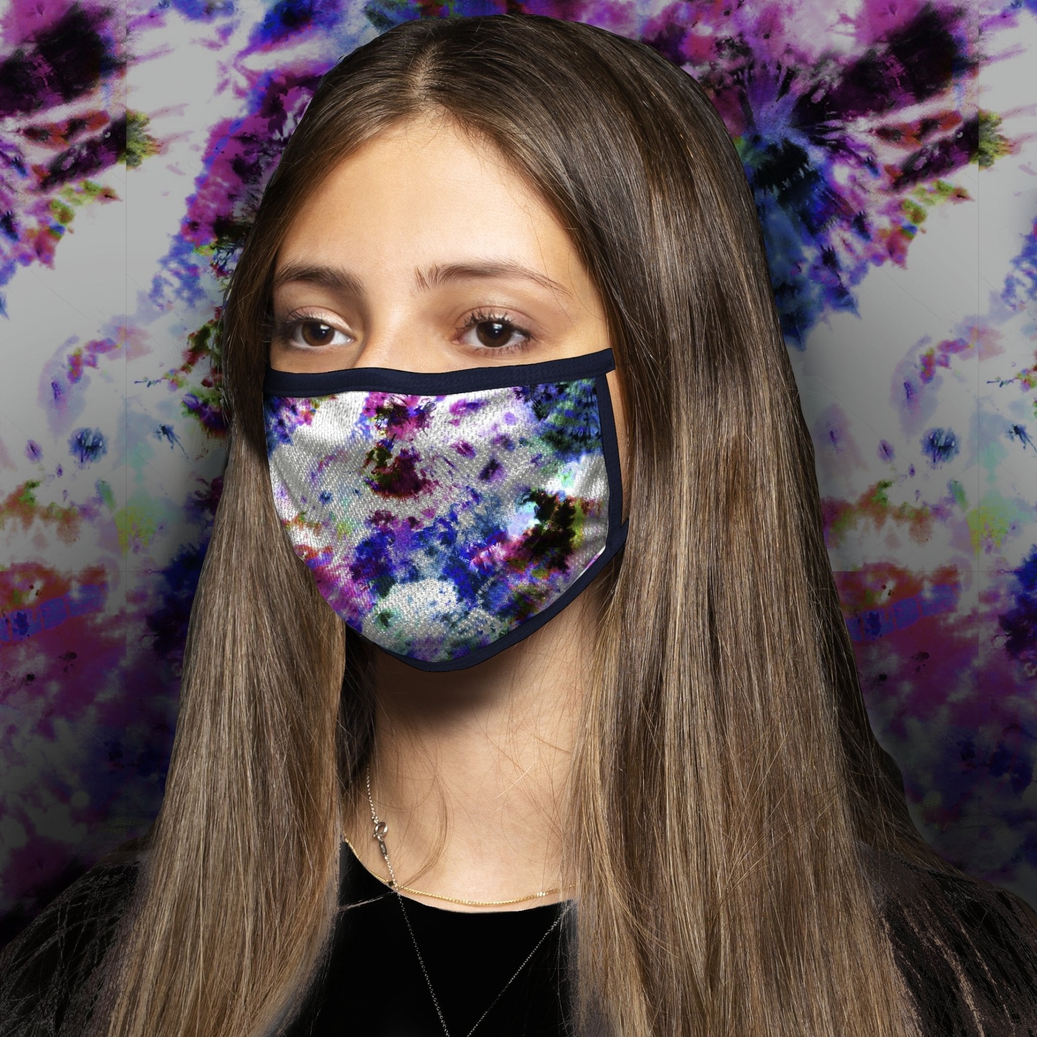 Masque ECO tie dye - AU NOIR