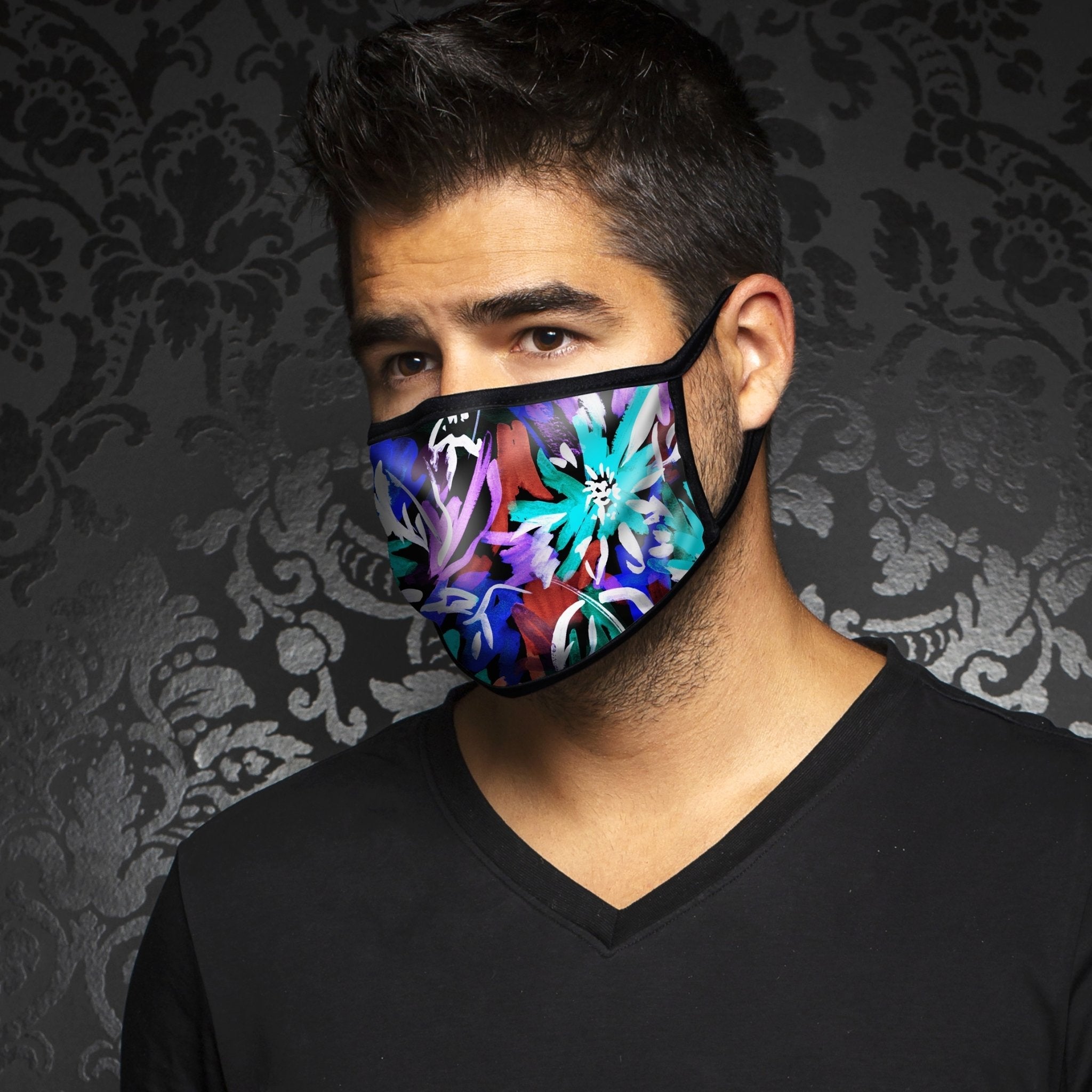 Masque ECO tropic blue - AU NOIR