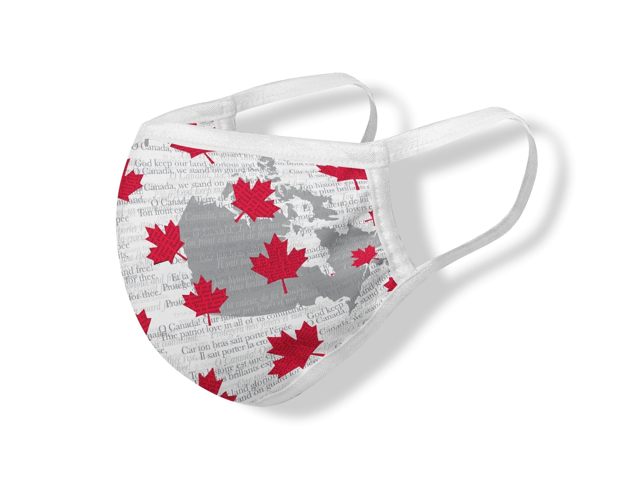 Masque LE CANADIEN, blanc - AUNOIR