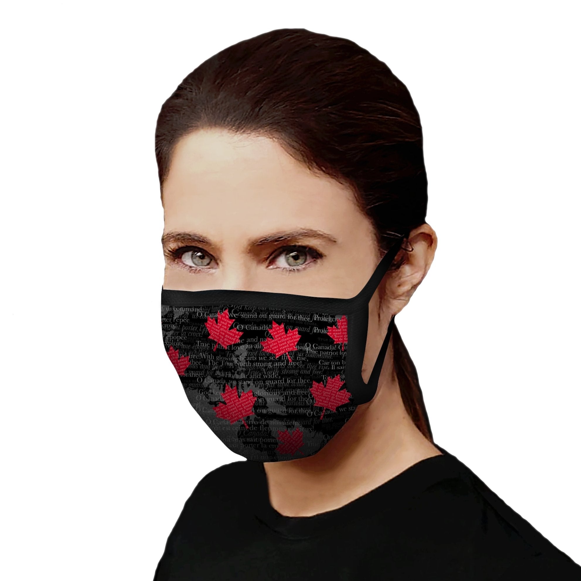 Masque LE CANADIEN, noir - AUNOIR
