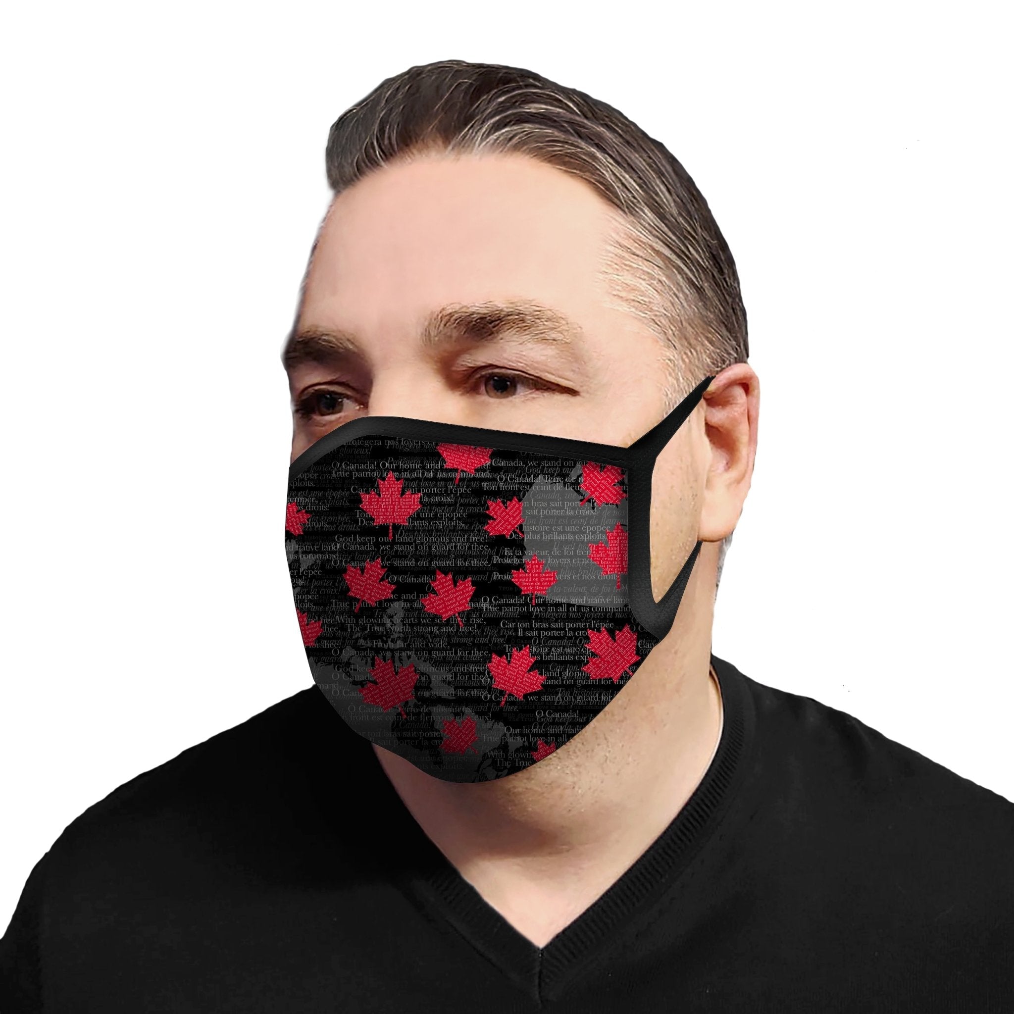 Masque LE CANADIEN, noir - AUNOIR
