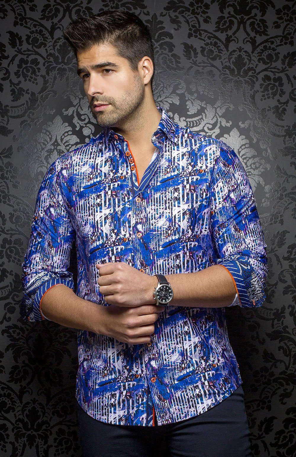 MAZATHAN, navy / multi - AUNOIR