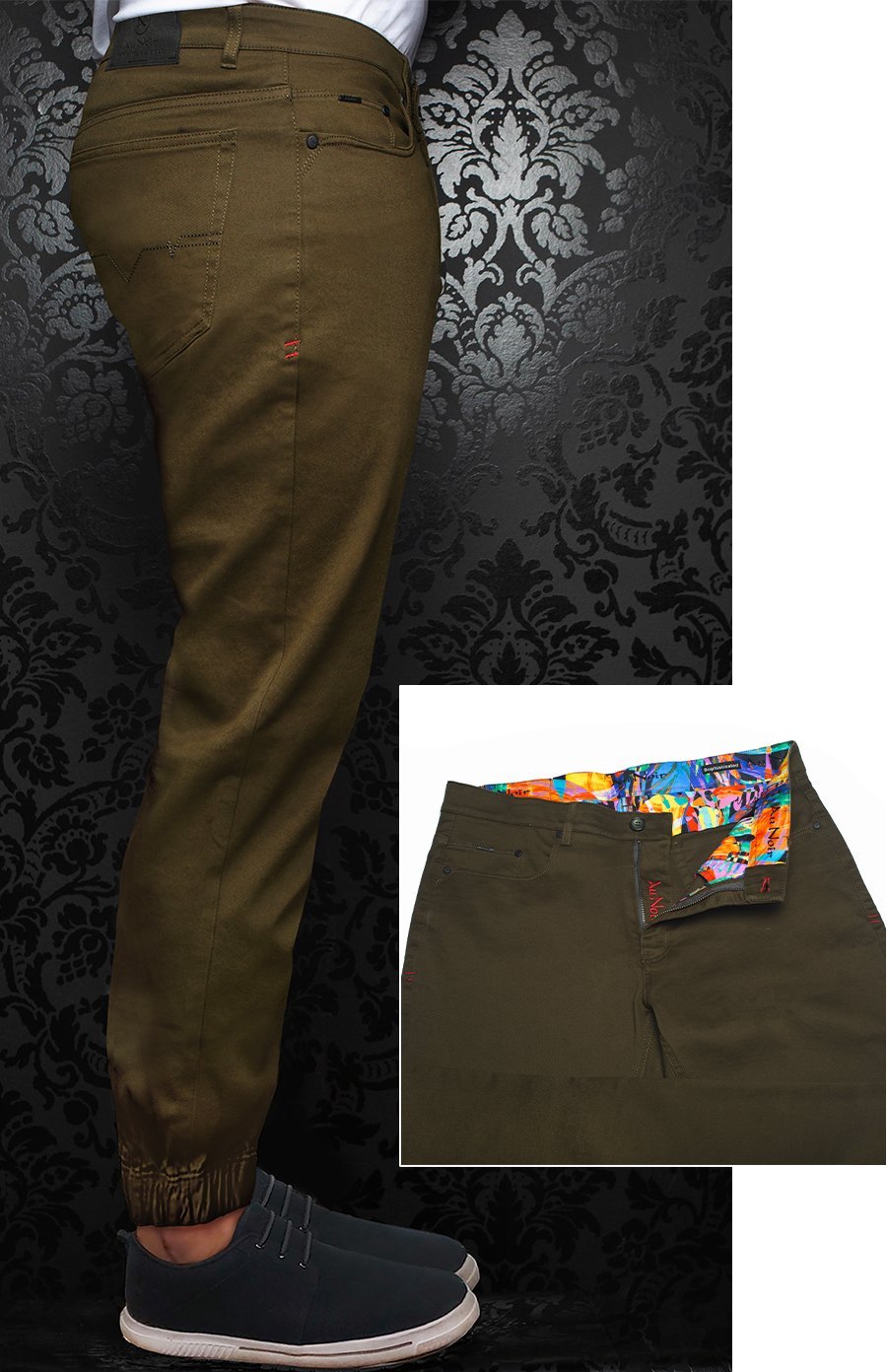 Pantalon - SIGNUM athlétique - AU NOIR