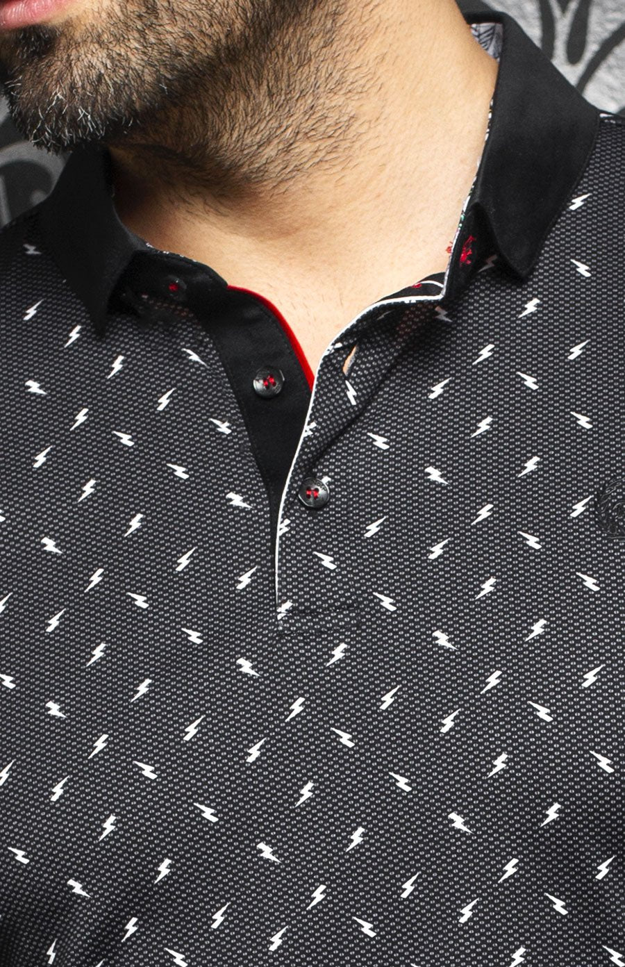 Polo | BYRON, Black - AU NOIR