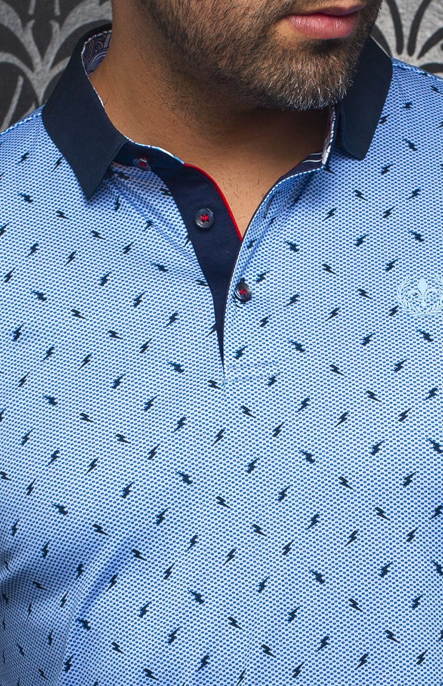 Polo | BYRON, Light blue - AU NOIR