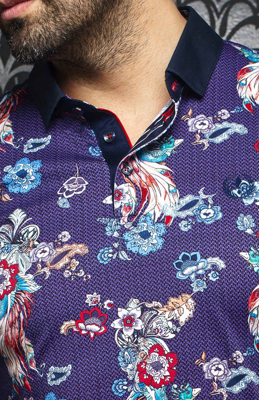 Polo | MACKAY, Purple - AU NOIR