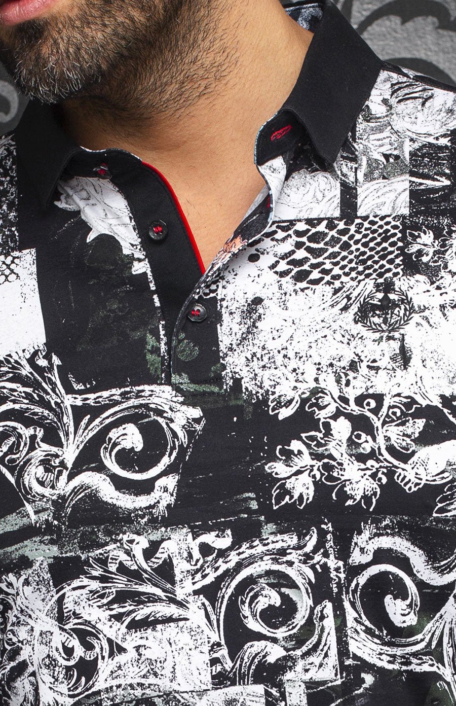 Polo | PADILLA, Black / White - AU NOIR