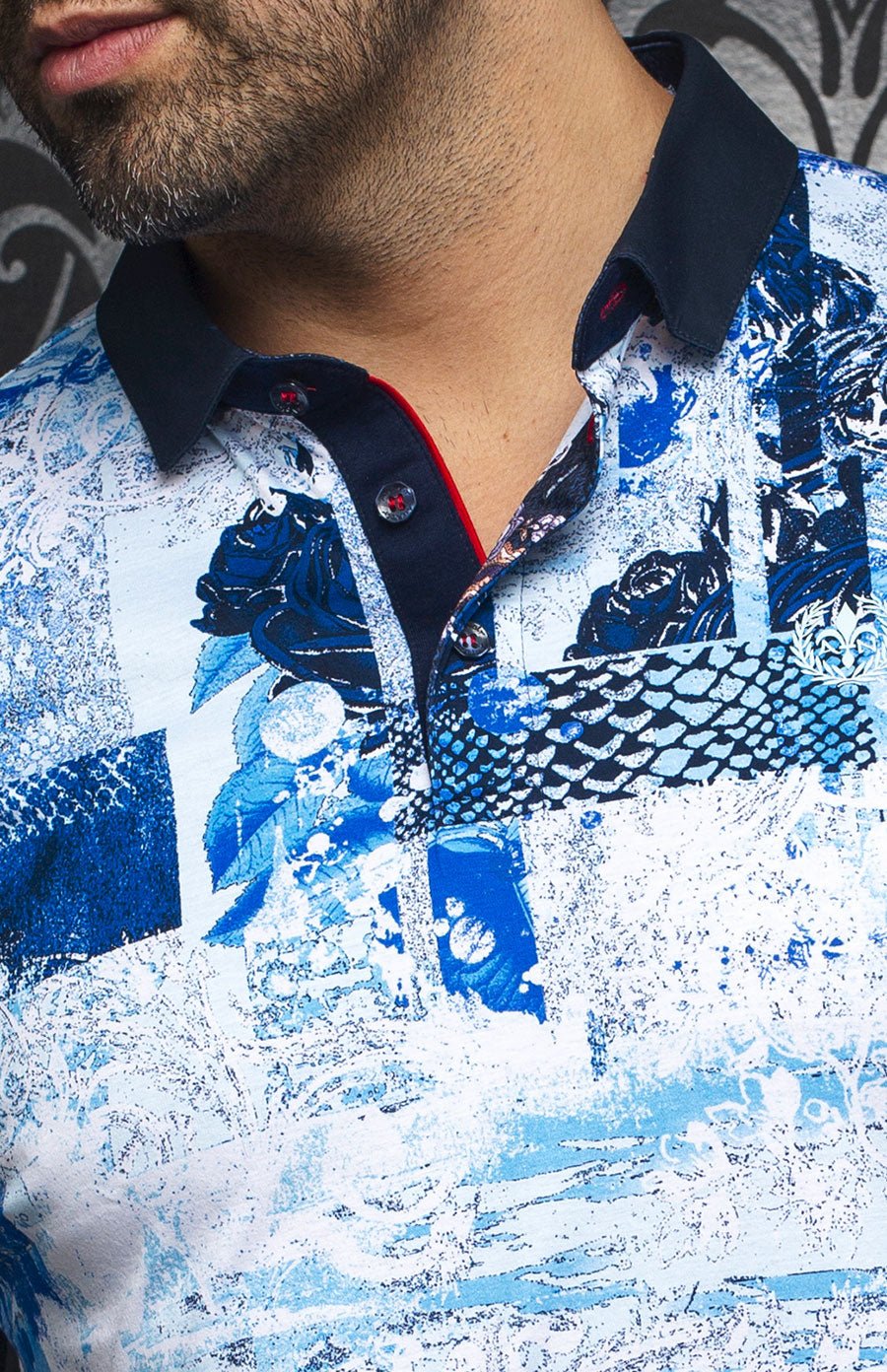 Polo | PADILLA, Light blue - AU NOIR