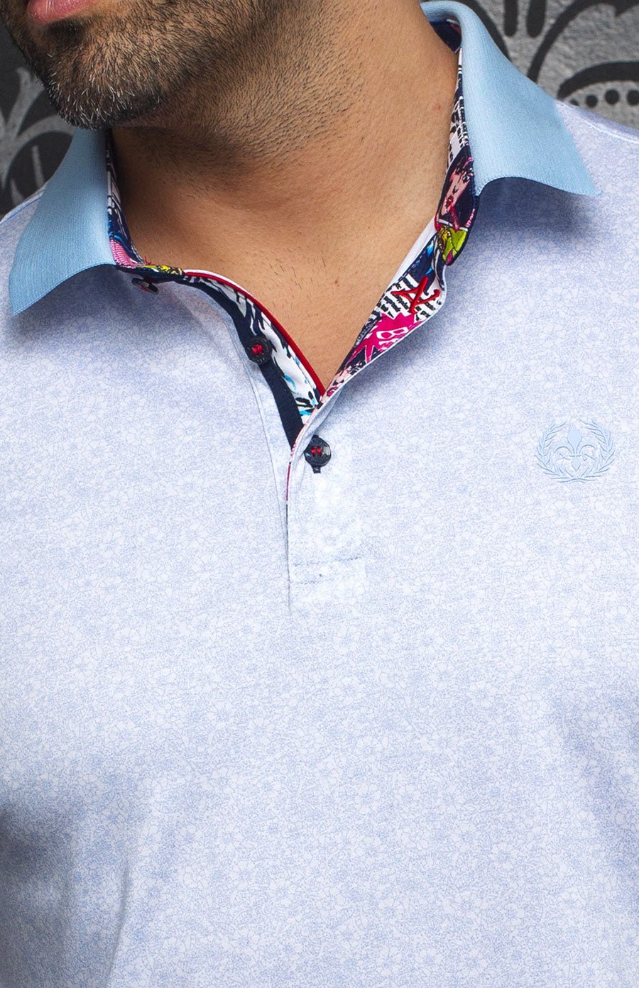 Polo | SEGUIN, Light blue - AU NOIR