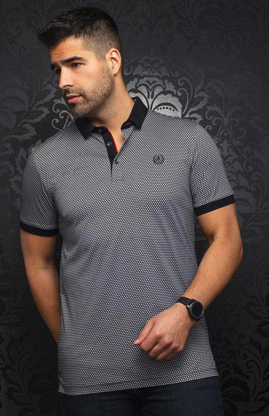 Polo | SYROS, Black - AU NOIR