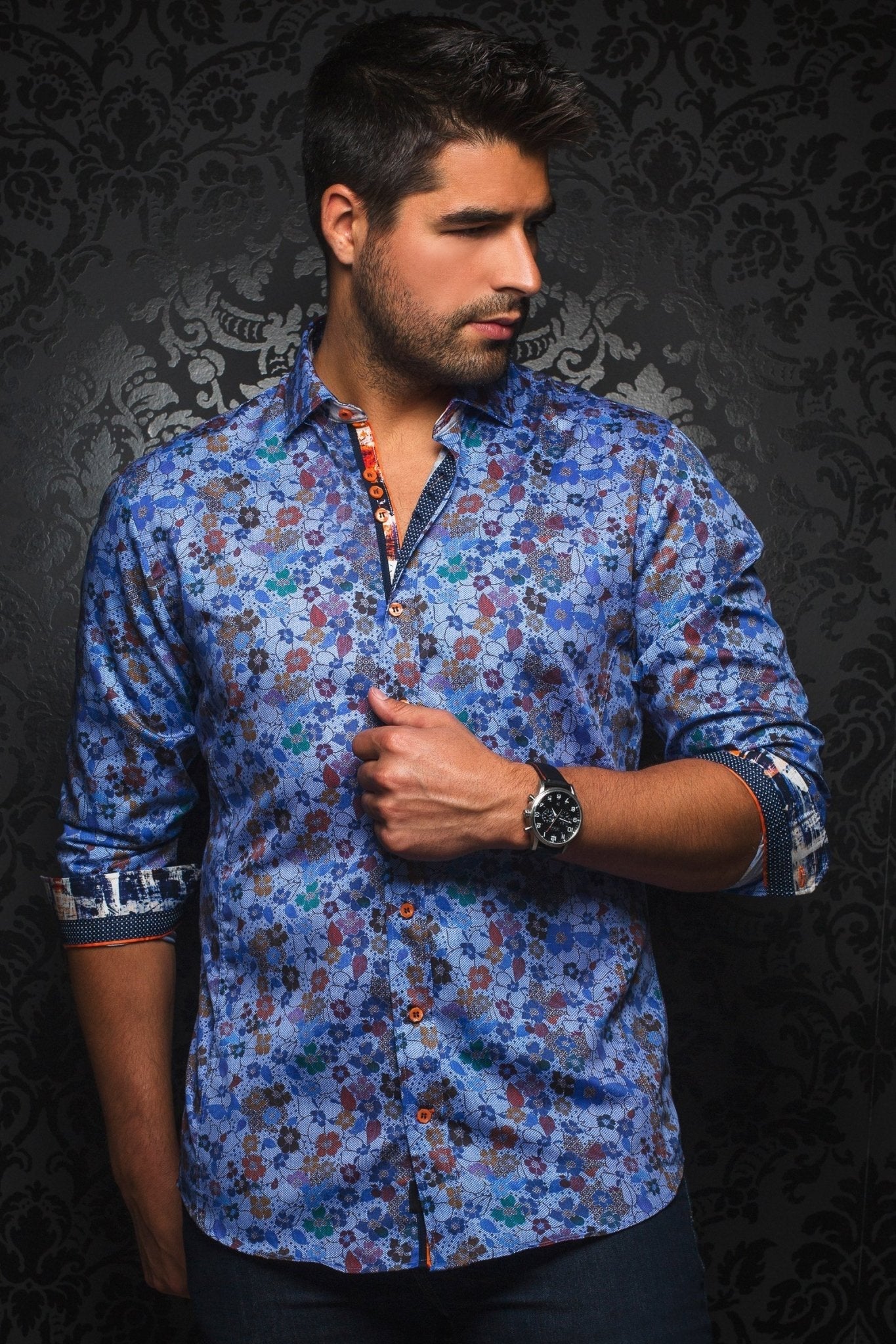 Shirt | Campania Blue - AUNOIR