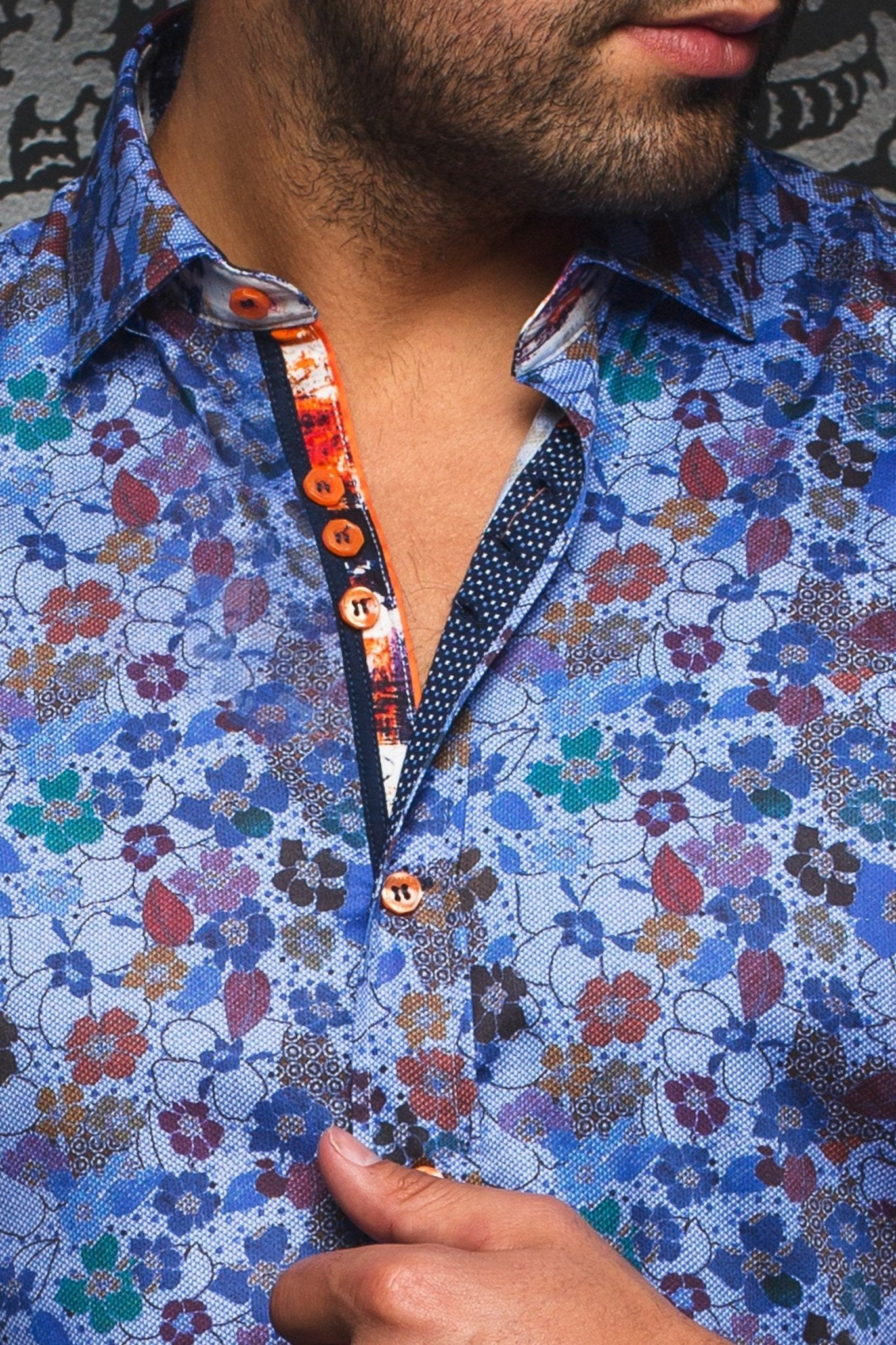 Shirt | Campania Blue - AUNOIR