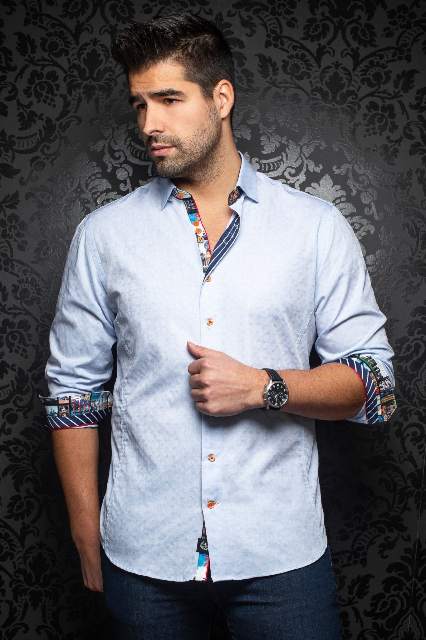 Shirt | Edwin Light Blue - AUNOIR