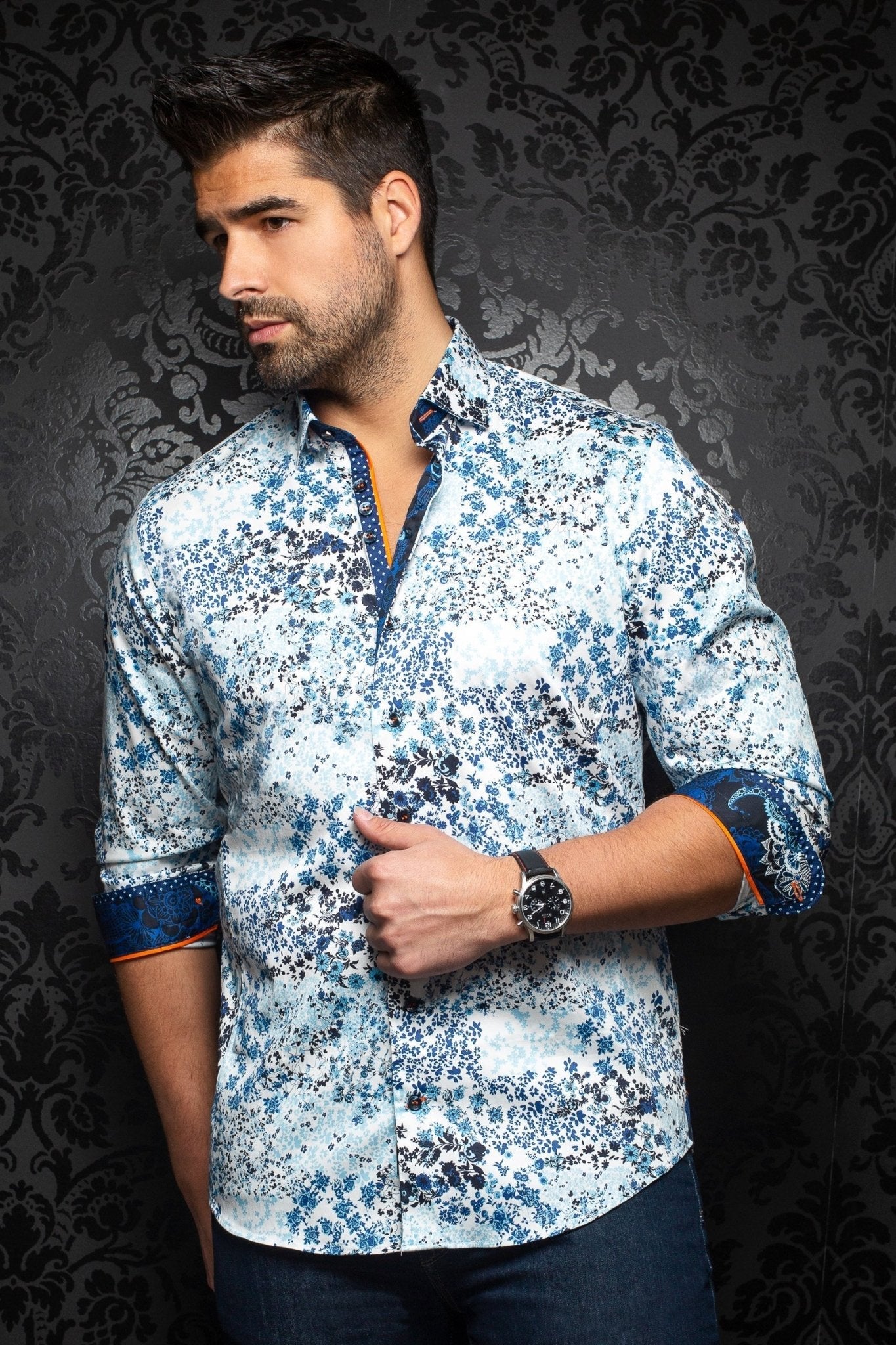 Shirt | Henri Blue - AU NOIR