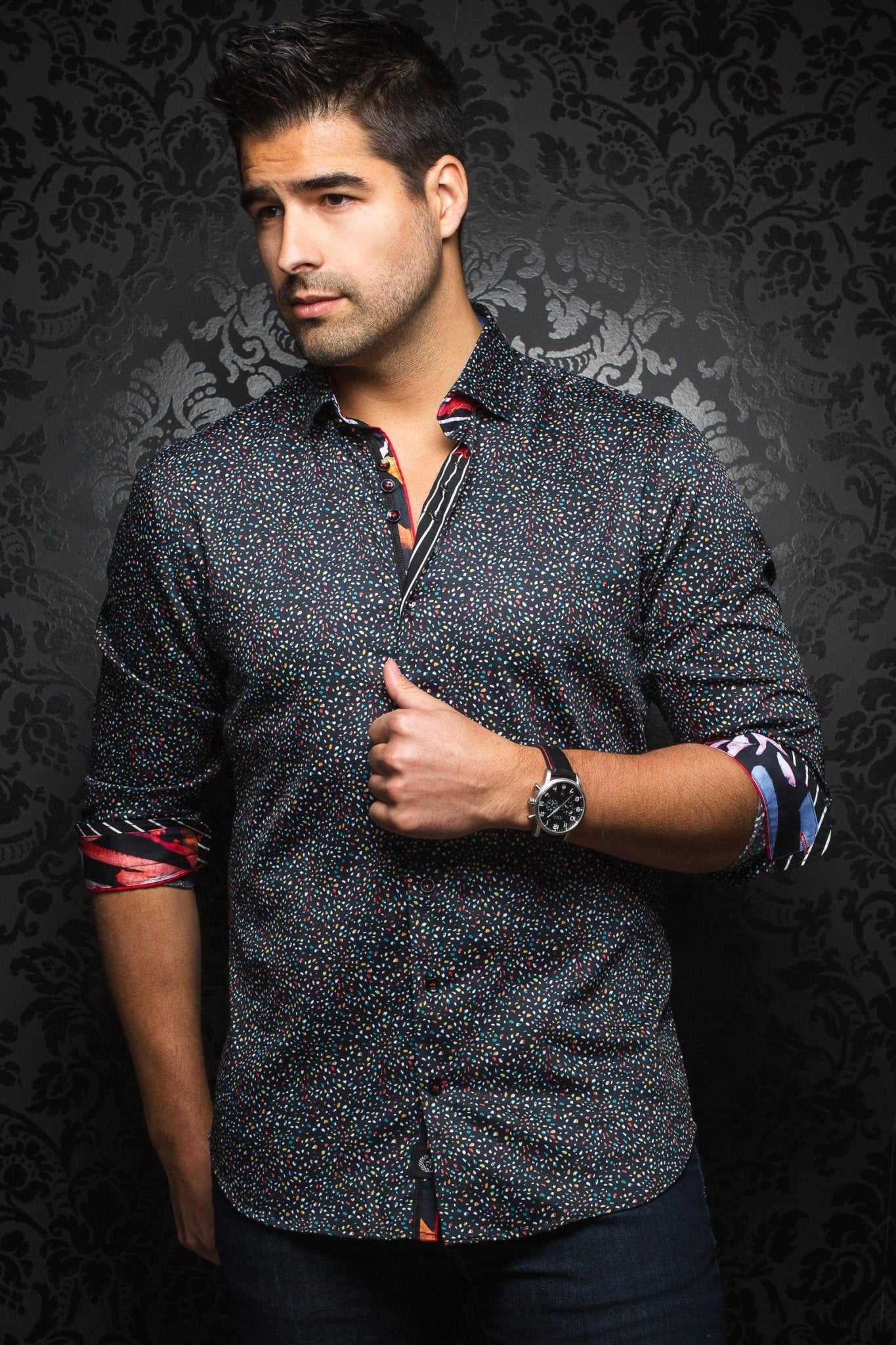 Shirt | Veruda Black - AUNOIR