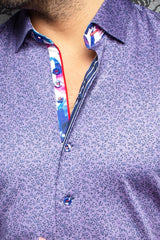 Short-Sleeve Shirt | Zolo Purple - AUNOIR